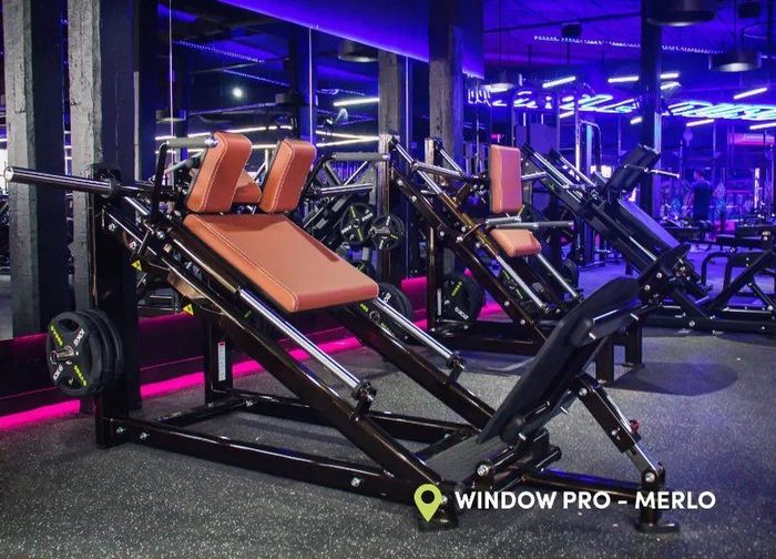 Sala de Window Pro en Merlo con máquinas de carga con discos