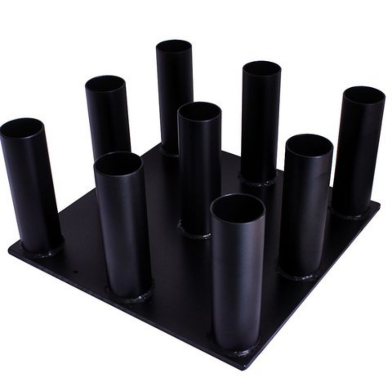 Rack Porta Barra Vertical p/ 9 Unidades V-R031