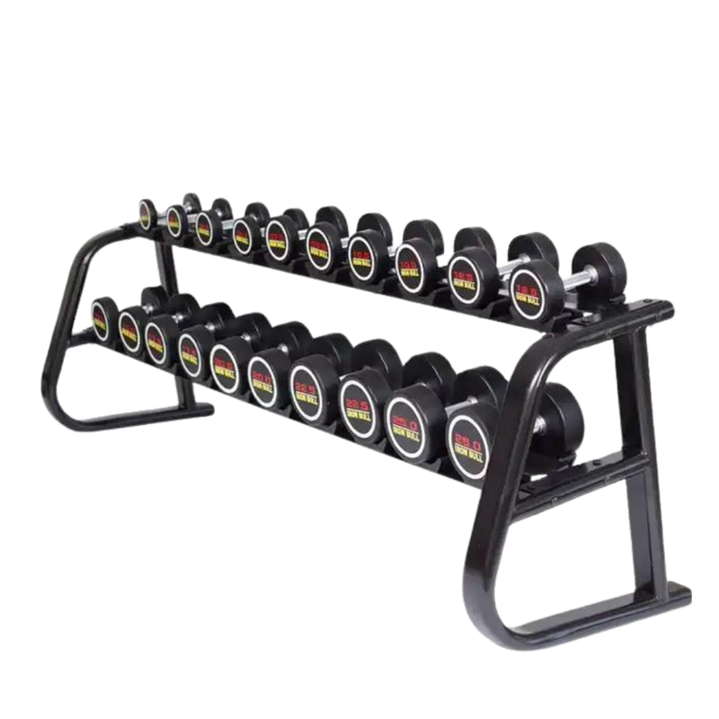 [V-R053] Rack Porta Mancuerna Redondas P/ 10 Pares V-R053