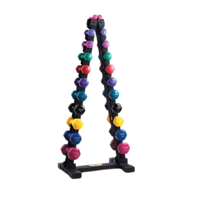 [V-R054] Rack Porta Mancuernas Ladys P/ 11 Pares V-R054