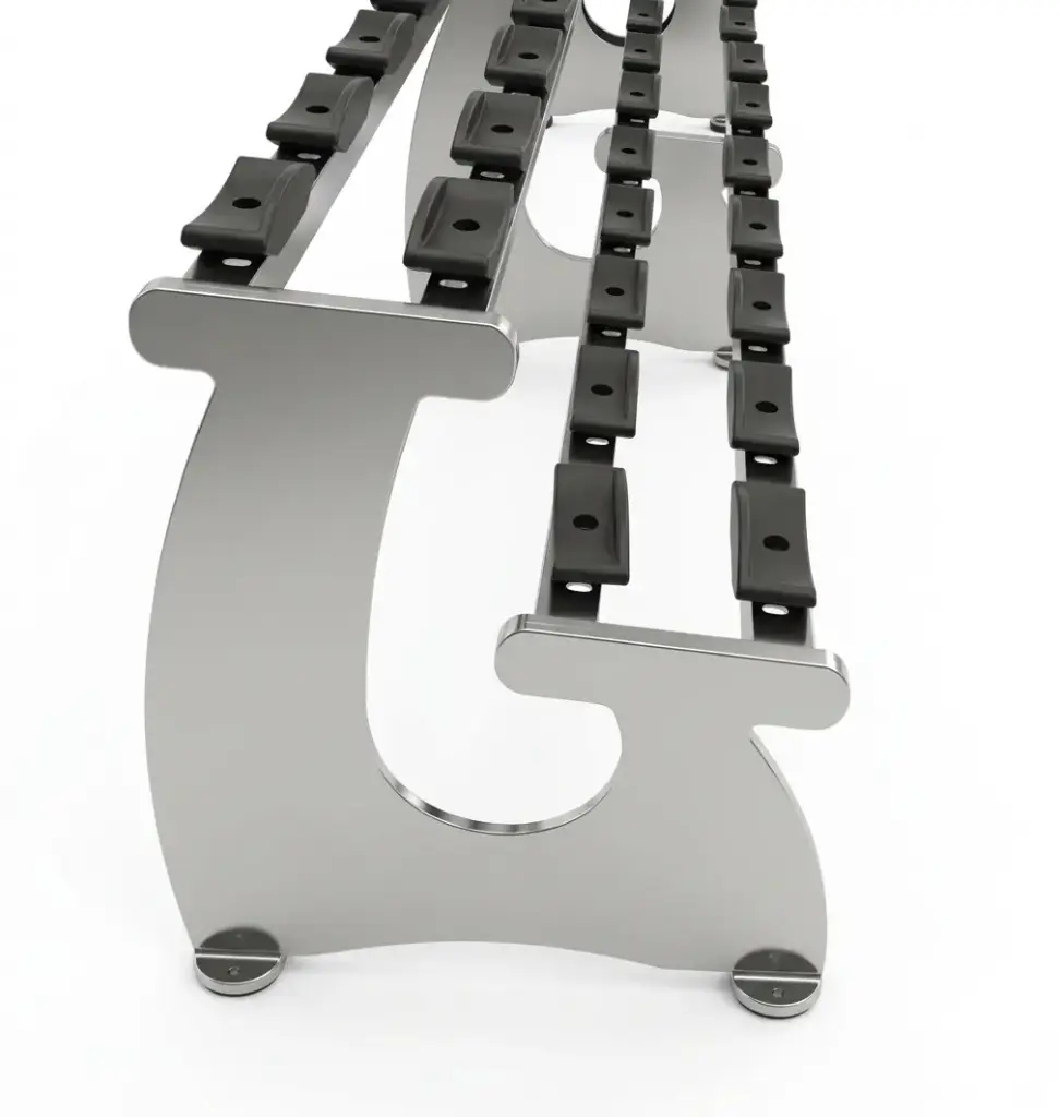 [V-R057] Rack Porta Mancuerna Acero 10 Pares V-R057