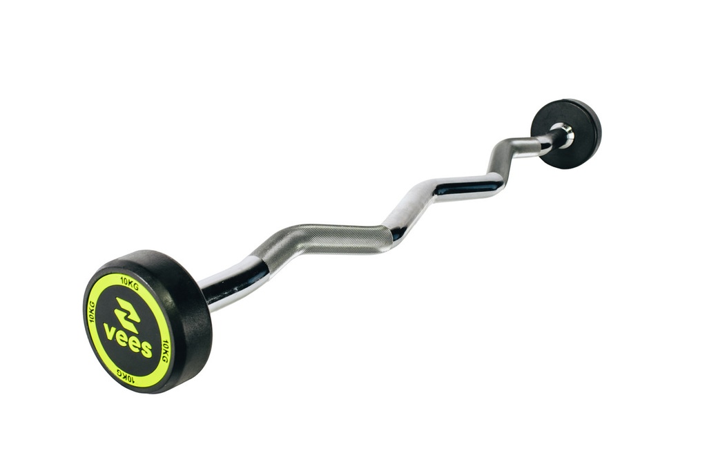 Barra Curl Peso Fijo TPU W-F010