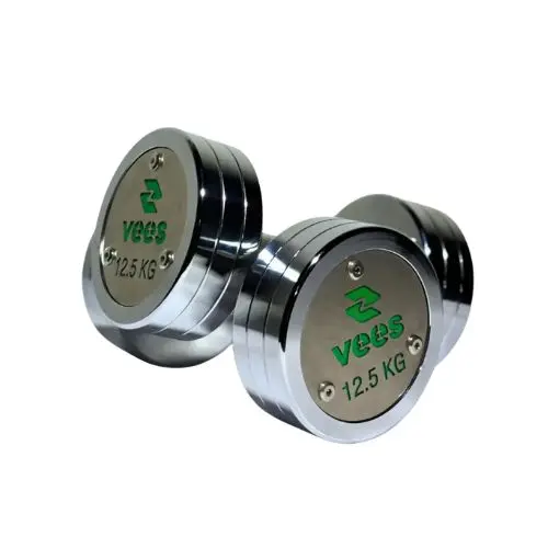 Mancuerna Redonda Cromada W-F004