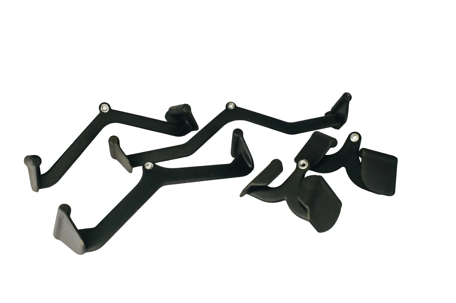 [V-F084] Set De Agarres Power Grip 8 Piezas Engomado Negro V-F084