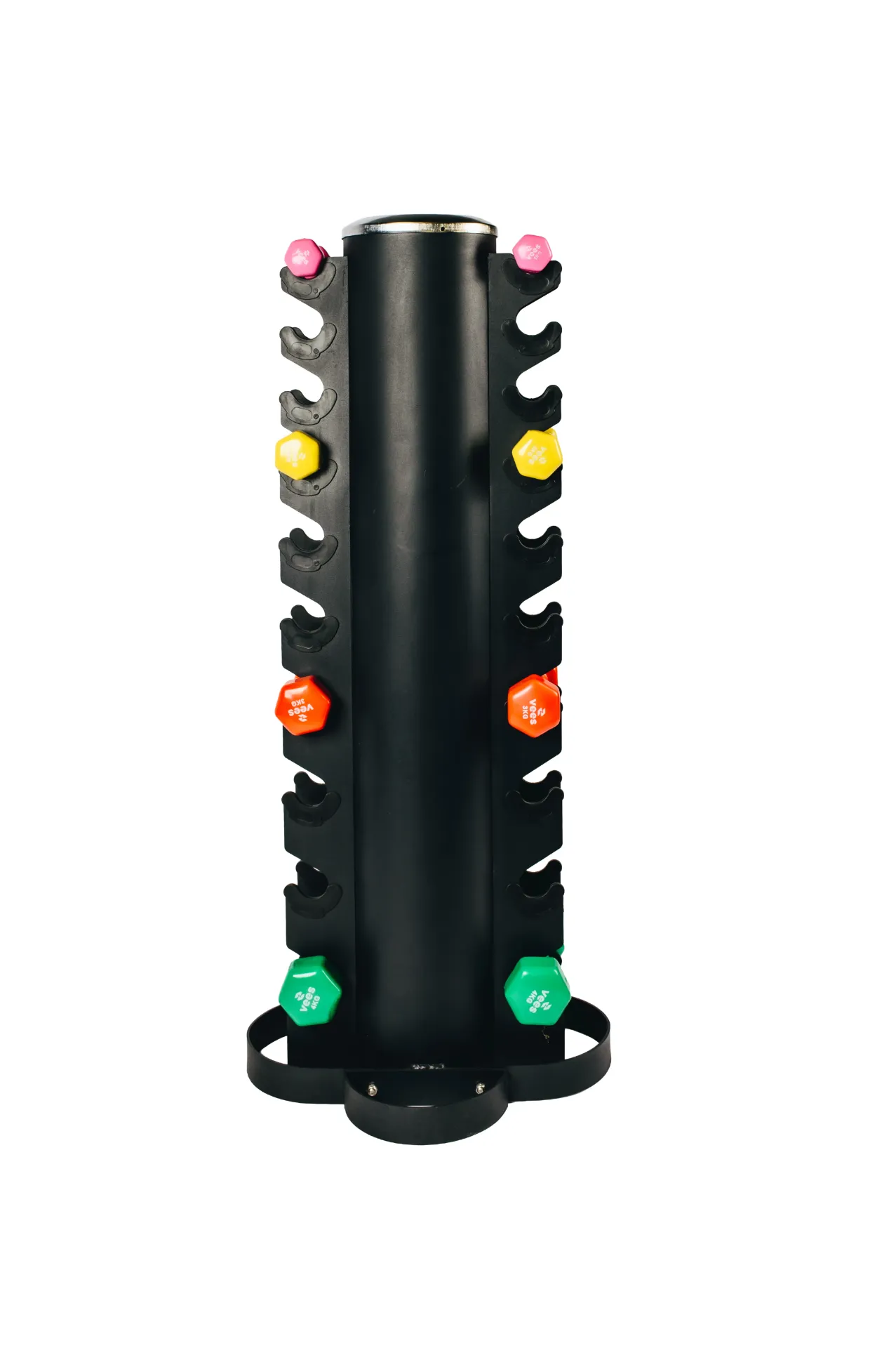 [V-F106] Rack Porta Mancuernas Vertical P/ 10 Pares V-F106