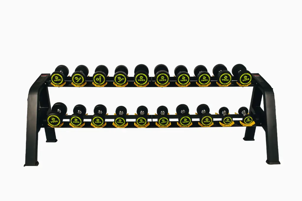 [V-R008] Rack Porta Mancuernas Doble V-R008