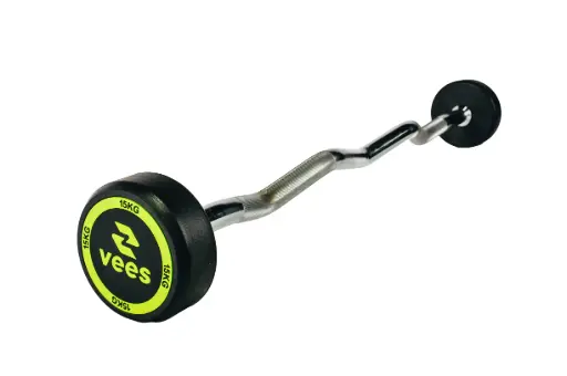 [W-F010] Barra Curl Peso Fijo TPU W-F010