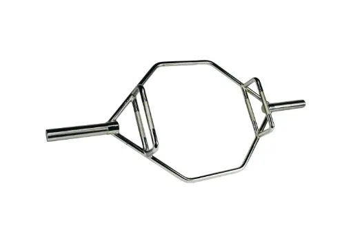 [V-F063] Barra Olimpica Hexagonal Cromada V-F063