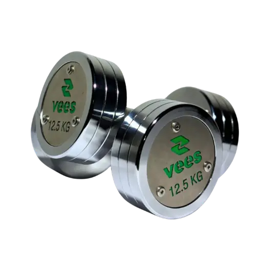 Mancuerna Redonda Cromada W-F004