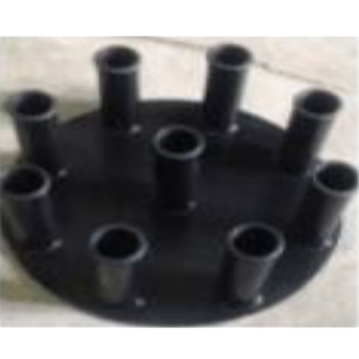 [V-R041] Rack Porta Barra Vertical p/ 7 Unidades V-R041