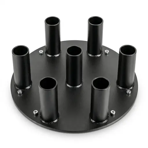 [V-R041] Rack Porta Barra Vertical p/ 7 Unidades V-R041