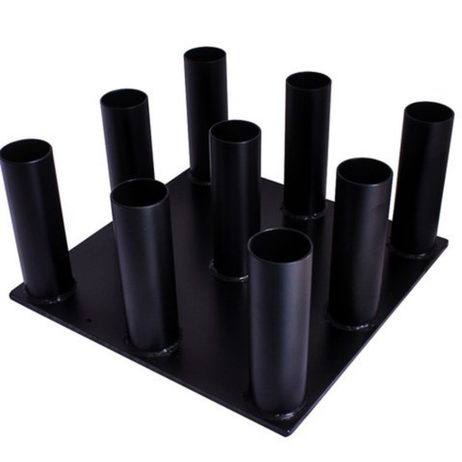 [V-R042] Rack Porta Barra Vertical p/ 9 Unidades V-R042