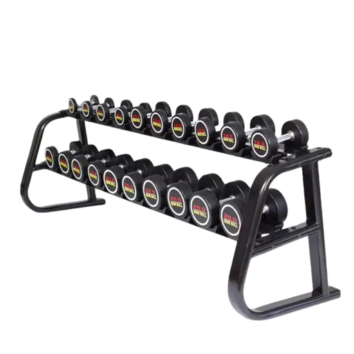 [V-R053] Rack Porta Mancuerna Redondas P/ 10 Pares V-R053