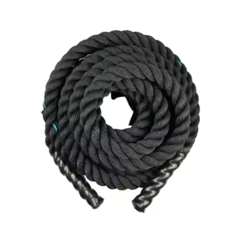 Soga De Crosfitt Battle Rope Negra 6 Metros W-F036