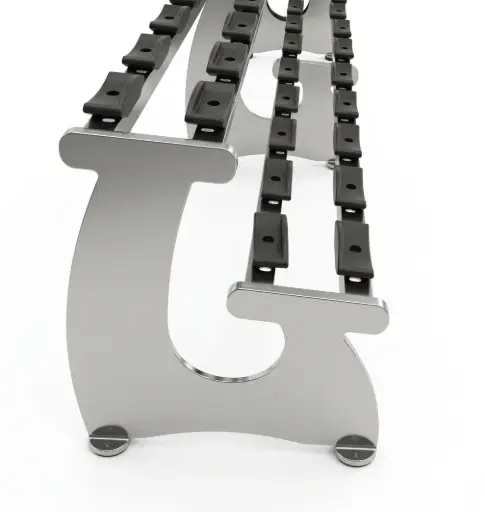 [V-R057] Rack Porta Mancuerna Acero 10 Pares V-R057