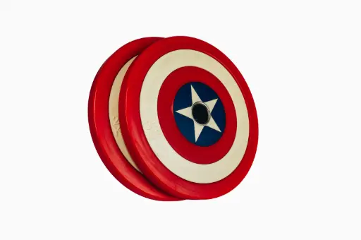 [W-F046B] Disco Bumper Captain USA W-F046B