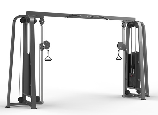 [FM-2003A] Polea Doble Enfrentada con Tapa Lingotera Alto FM-2003A